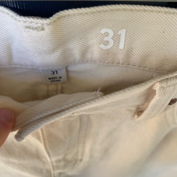 J.Crew Jeans Full-length Demi-boot Jean—Ecru—Size 31 (US) - Picture 8 of 12